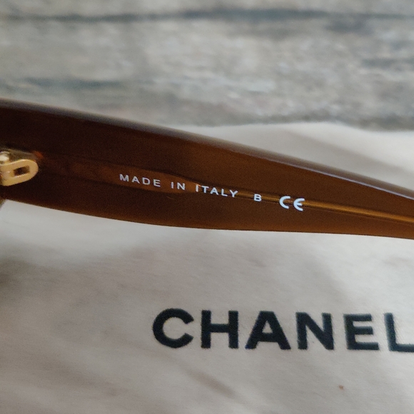 Chanel sunglasses Authentic chic brown tortoise shell Logos - Picture 6 of 16